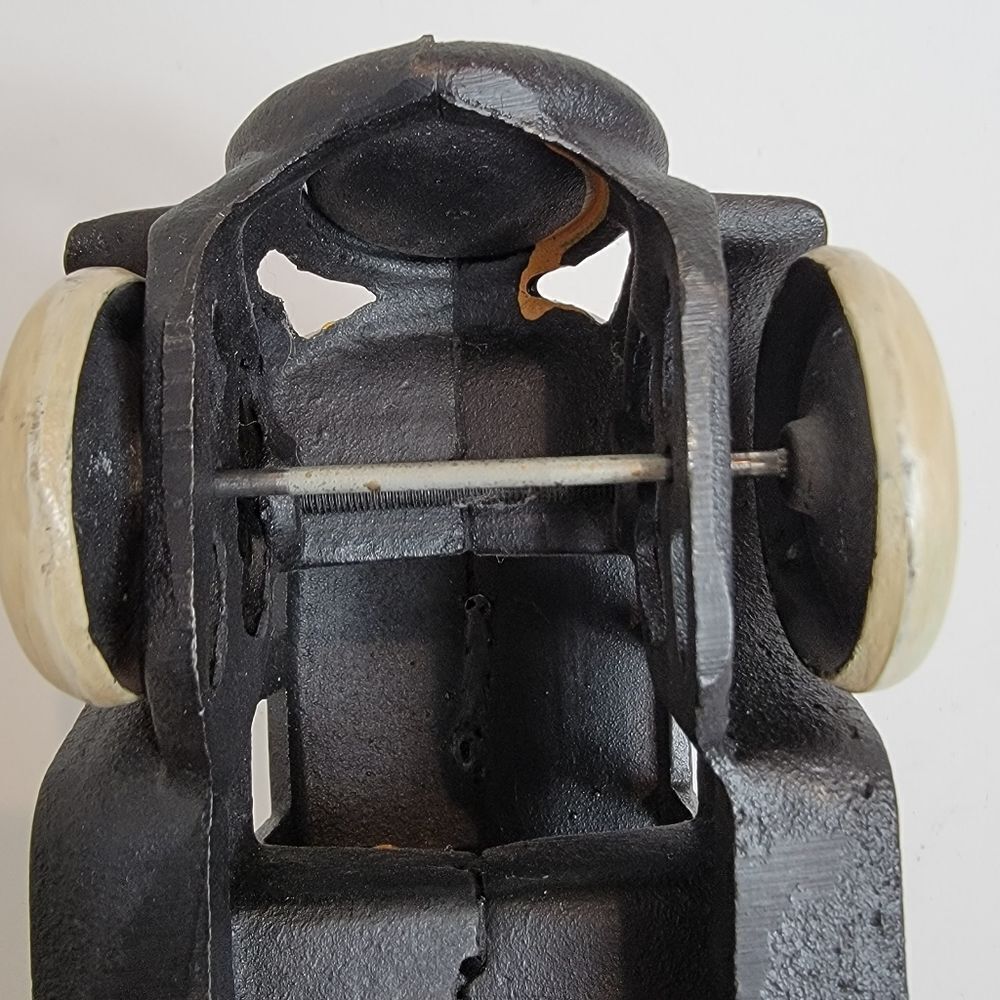 Arcade Reproduction Cast Iron Die Cast Toy Taxi Moving Wheels - Picture 8 of 9